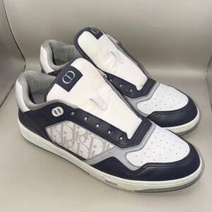 Dior Navy Blue Oblique B27 Sneakers